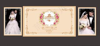 香槟色婚礼图片