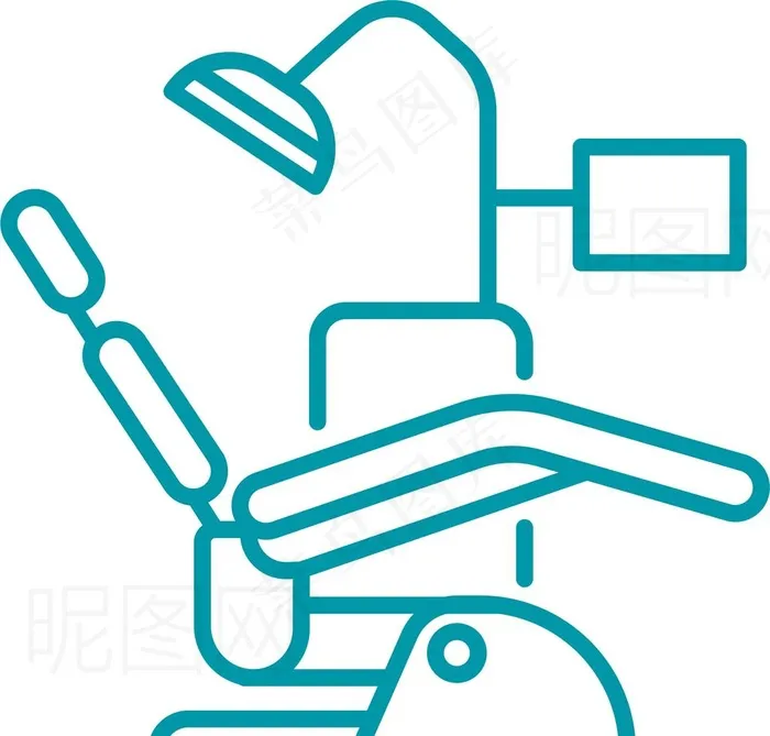 牙科椅图片ai矢量模版下载