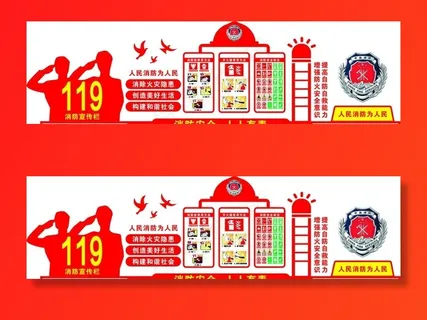 消防文化墙图片