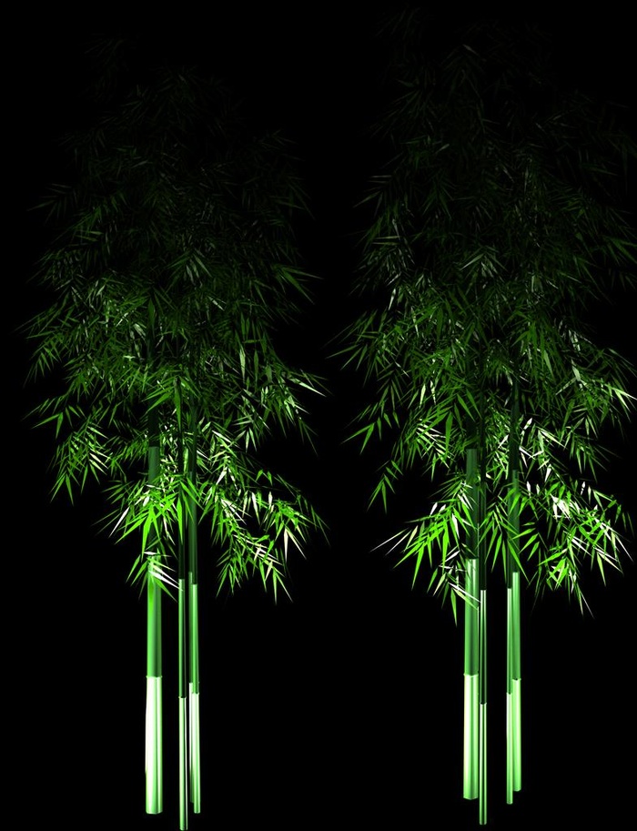 夜景树图片psd模版下载