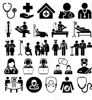 医生医疗图标图片