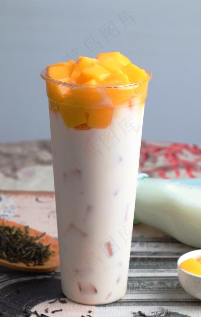 布丁奶绿  奶茶 冰琪淋图片
