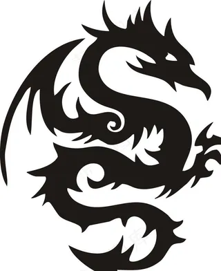 矢量图  龙图片