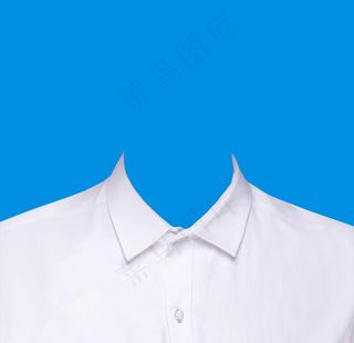 白色衬衫证件照图片