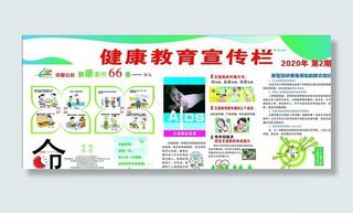健康教育宣传栏2期图片