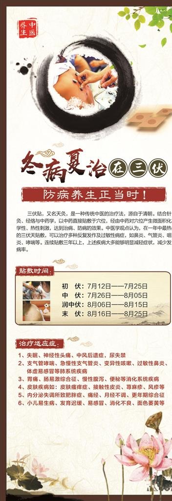 三伏贴图片(600X1600)cdr矢量模版下载