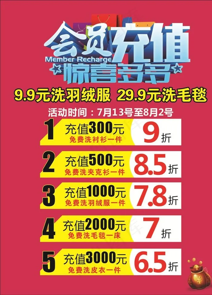会员充值图片cdr矢量模版下载