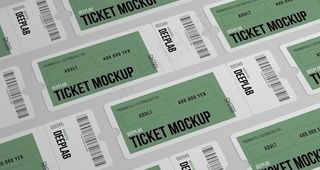门票样机图片