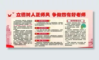 争做四有好老师图片