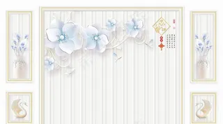 立体背景 客厅背景墙图片