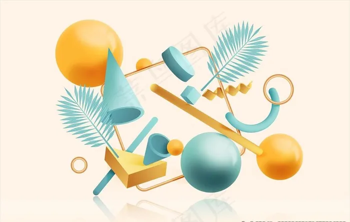 几何图案图片ai矢量模版下载