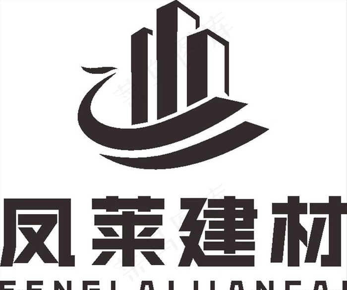 凤莱建材 LOGO 标志 商标图片cdr矢量模版下载