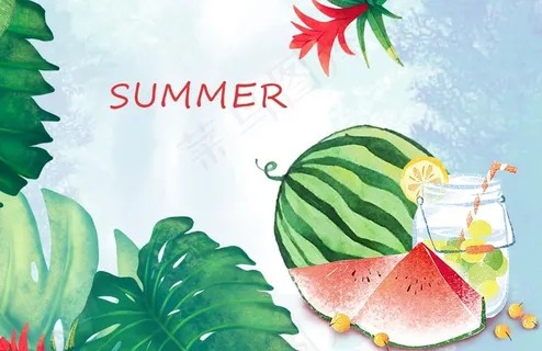 夏天西瓜图片 夏天西瓜图片