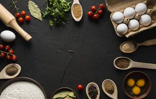 餐饮调料背景高清摄影图片