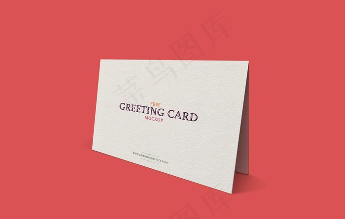 独立式贺卡样机图片