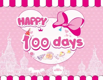 百日宴背景图片