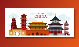 古建筑缩影图片