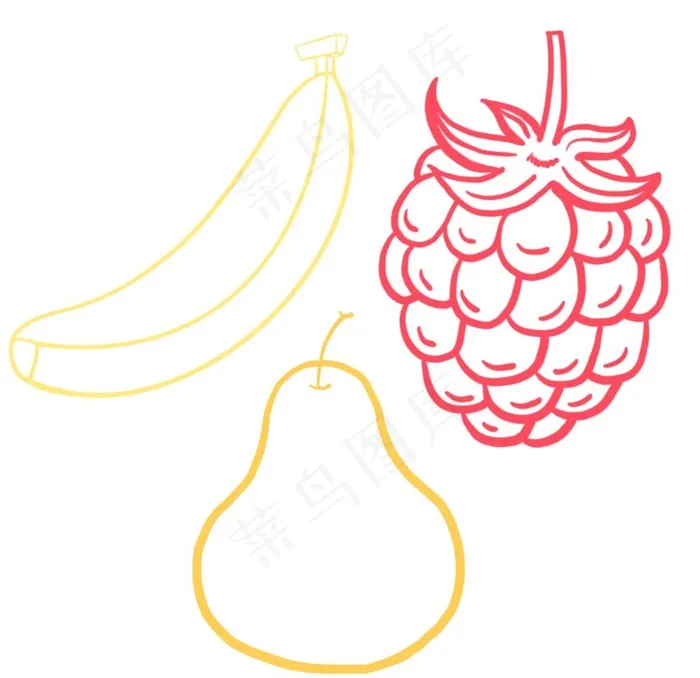 水果简笔画图片