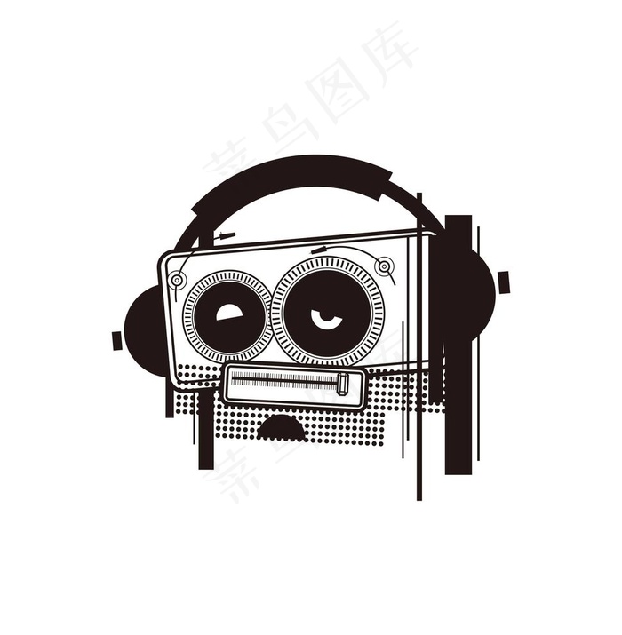 收音机卡通形象图片