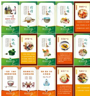食堂文化 学校展板 食堂标语图片