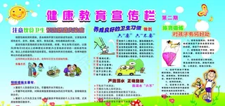 健康教育宣传栏图片