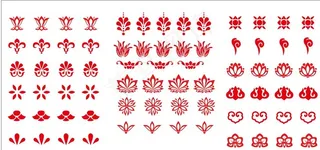 花钿 古风眉心贴图片