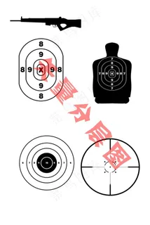 射击元素矢量图图片 射击元素矢量图图片