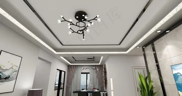 发光石膏线 发光项角线图片