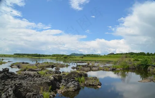 五大连池 火山湿地图片 五大连池 火山湿地图片
