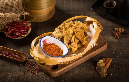 脆炸平菇图片 脆炸平菇图片