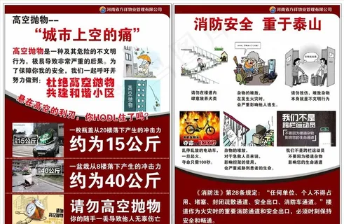 拒绝高空抛物 占用楼道版面图片