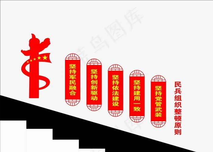 民兵图片cdr矢量模版下载