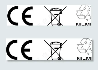 CE 垃圾桶 循环标志图片