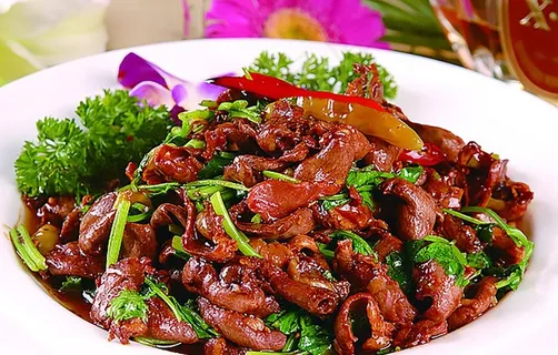 小炒鸡杂图片 小炒鸡杂图片