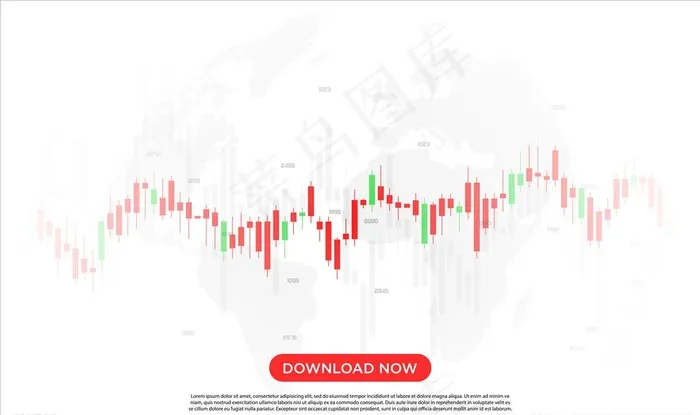 股票走势图图片ai矢量模版下载