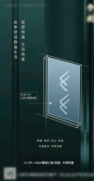 地产中空玻璃LOWE价值点图片