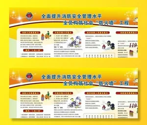 消防展板图片