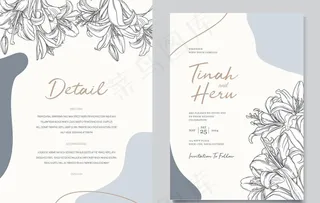 彩绘百合花图片