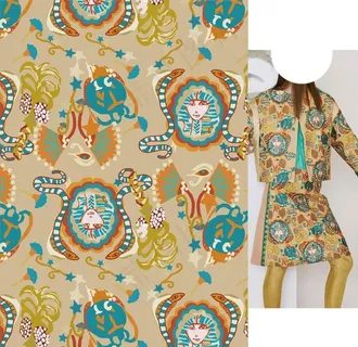 大牌女装 欧式花图片