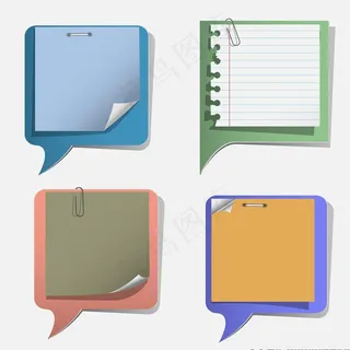 卡通便签纸图片