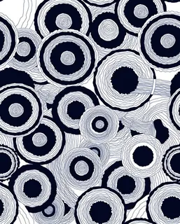 数码印花圈圈图案回位纹理图图片