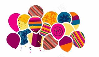 气球群图片