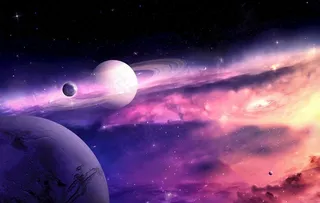 地球曙光背景图片