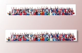 56个民族欢呼雀跃图片