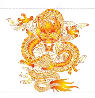 龙 龙纹 金龙图片