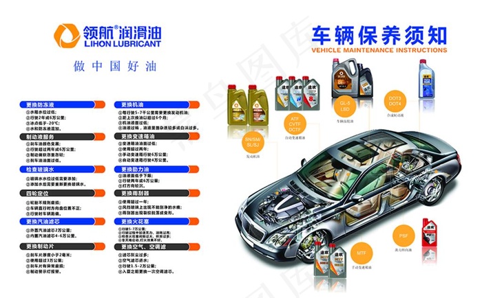 车辆保养需知图片ai矢量模版下载