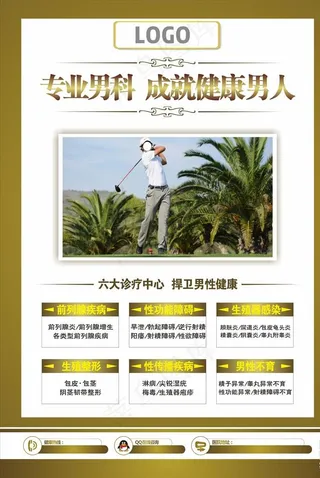 专业男科海报图片