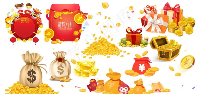 钱袋图片psd模版下载