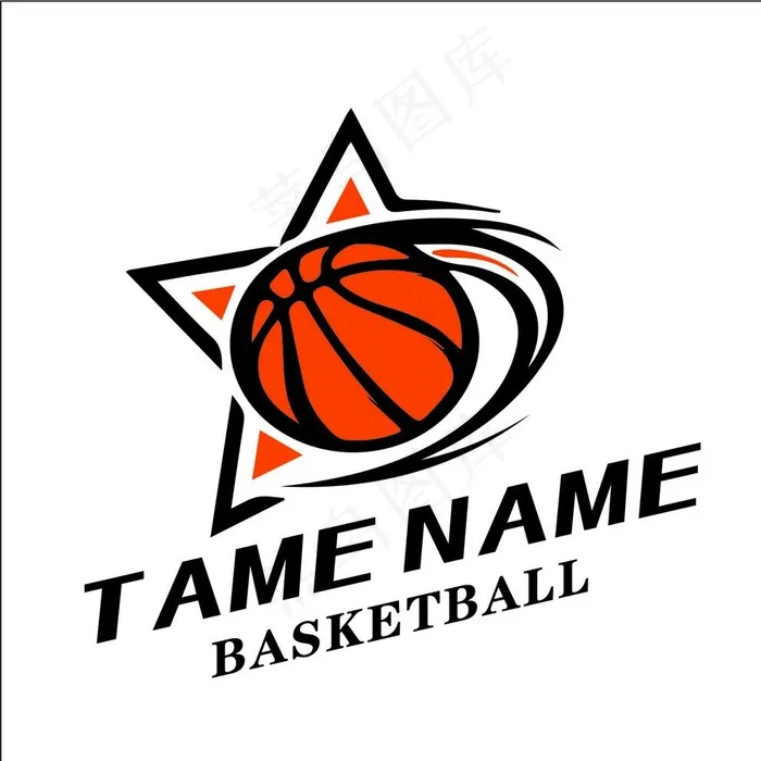 矢量球队名logo设计篮球服图片