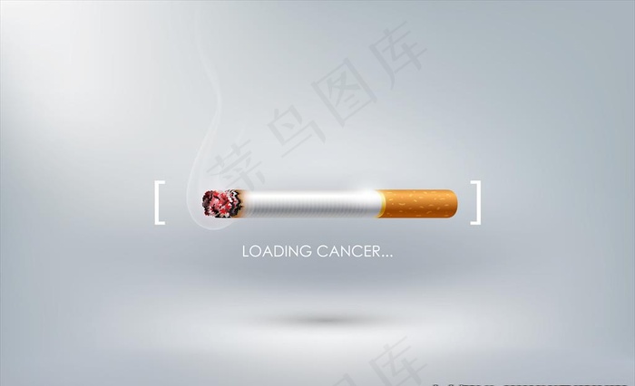 香烟背景图片ai矢量模版下载